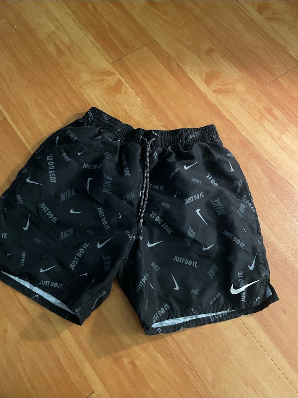 Nike Black Shorts with Gray Accents